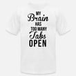 Unisex Jersey T-Shirt Brain Tabs