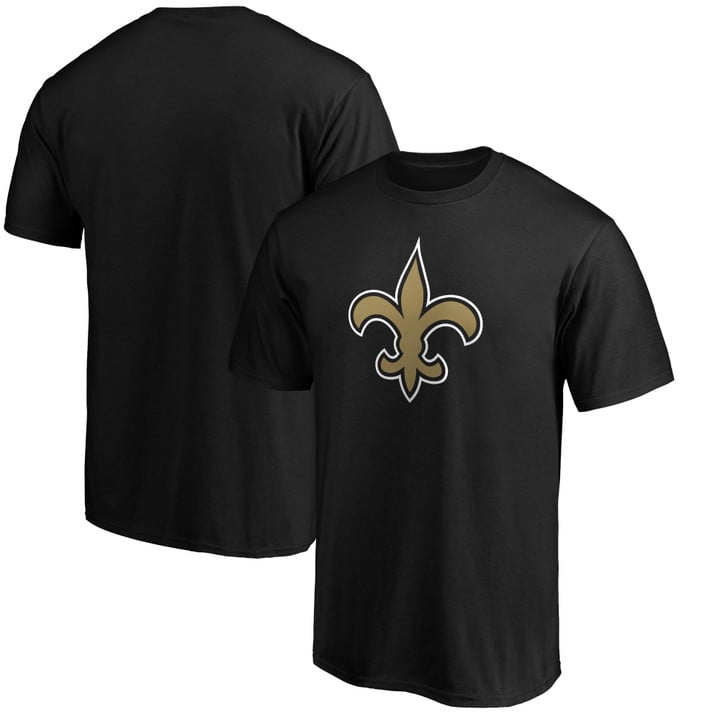 Men's Fanatics Branded Black New Orleans Saints Big & Tall Primary Logo T-Shirt