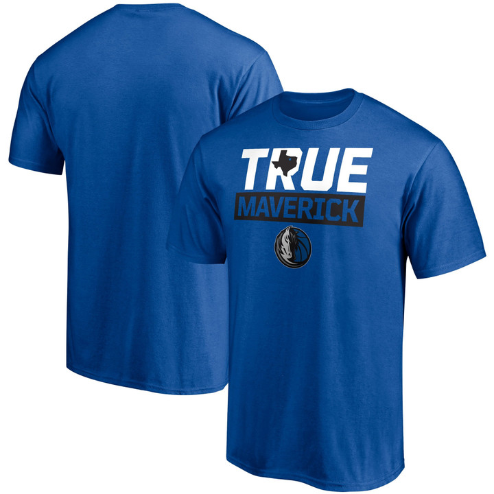Men's Fanatics Branded Blue Dallas Mavericks Post Up Hometown Collection T-Shirt