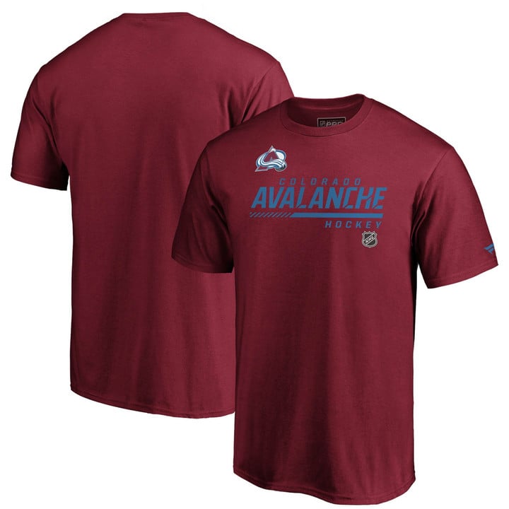 Men's Fanatics Branded Burgundy Colorado Avalanche Authentic Pro Core Collection Prime T-Shirt