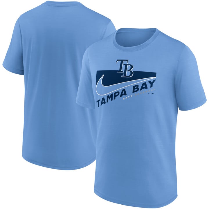 Men's Nike Light Blue Tampa Bay Rays Swoosh Town Performance T-Shirt