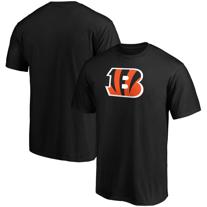 Men's Fanatics Branded Black Cincinnati Bengals Primary Logo Team T-Shirt