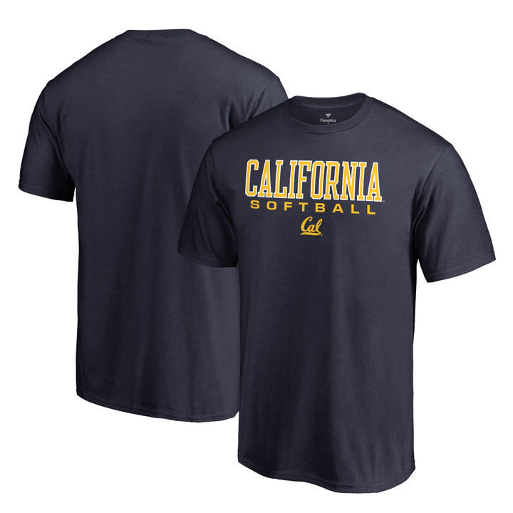 Men's Fanatics Branded Navy Cal Bears True Sport Softball T-Shirt
