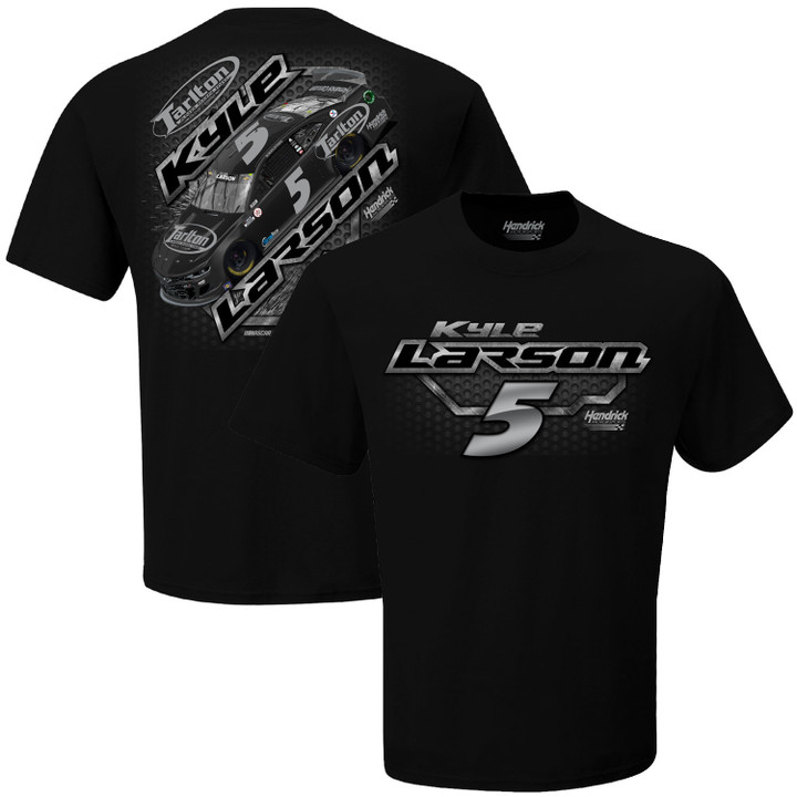 Men's Hendrick Motorsports Team Collection Black Kyle Larson Graphic T-Shirt
