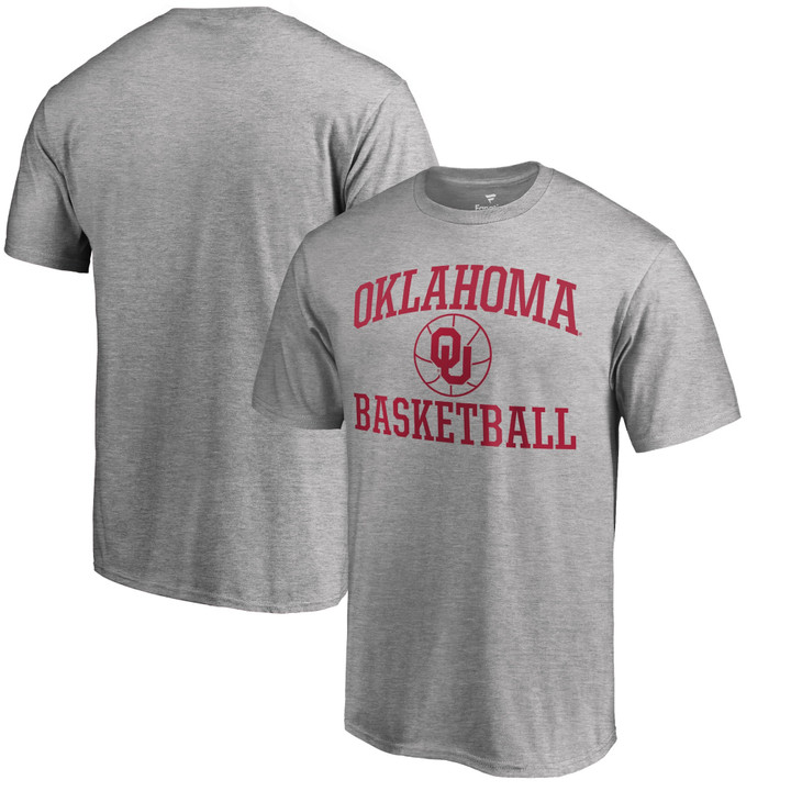 Men's Fanatics Branded Heathered Gray Oklahoma Sooners In Bounds T-Shirt