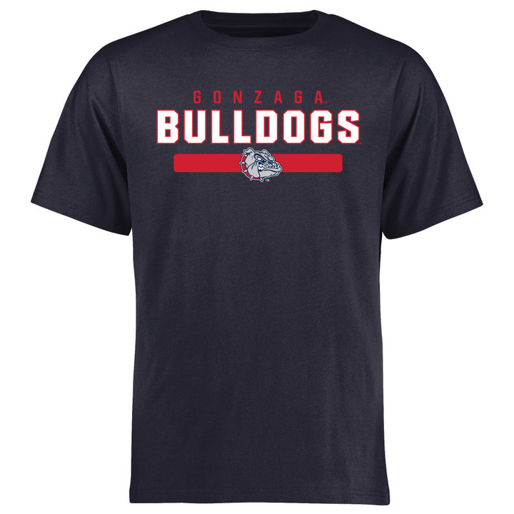 Men's Navy Gonzaga Bulldogs Team Strong T-Shirt