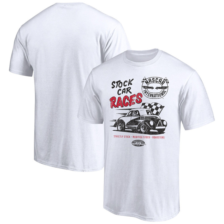 Men's Fanatics Branded White NASCAR Classic Strictly Stock T-Shirt