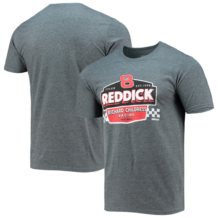 Men's Heathered Charcoal Tyler Reddick Vintage Duel T-Shirt