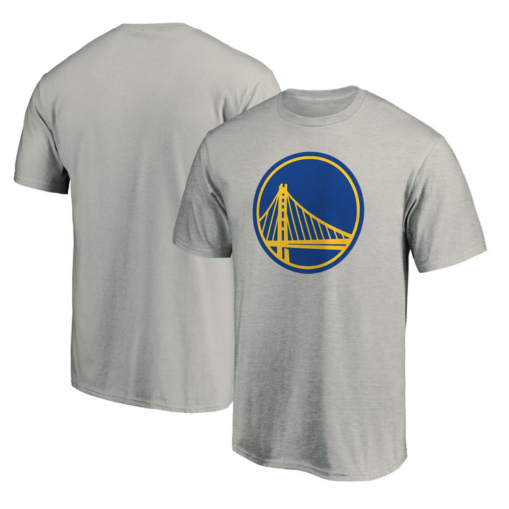 Men's Fanatics Branded Charcoal Golden State Warriors Primary Team Logo T-Shirt