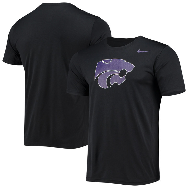 Men's Nike Black Kansas State Wildcats School Logo Legend Performance T-Shirt
