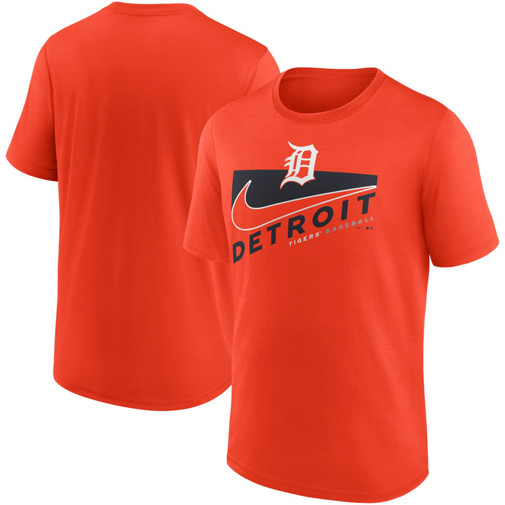 Men's Nike Orange Detroit Tigers Swoosh Town Performance T-Shirt