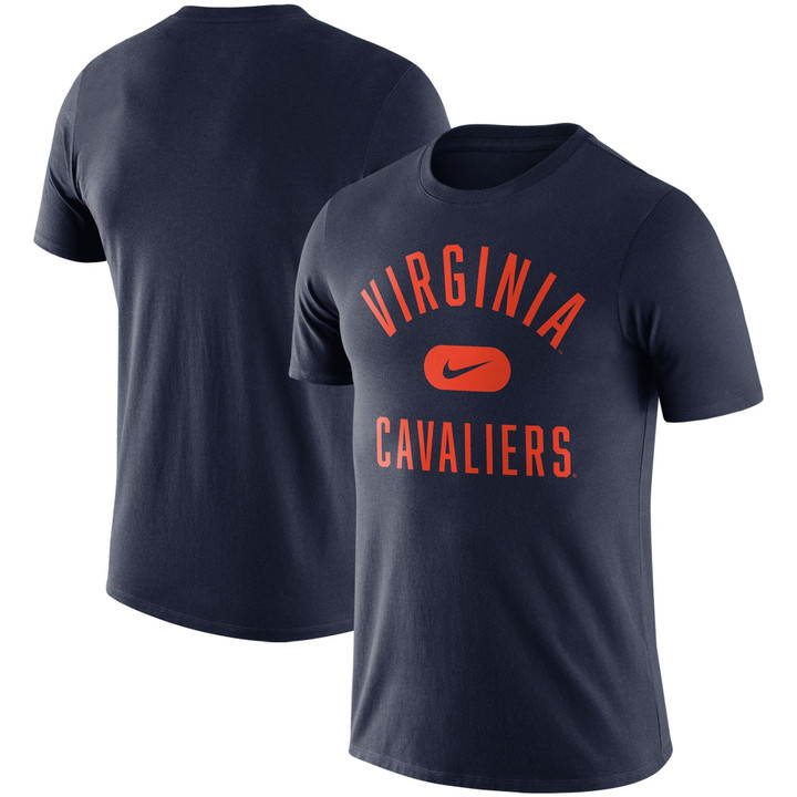 Men's Nike Navy Virginia Cavaliers Team Arch T-Shirt
