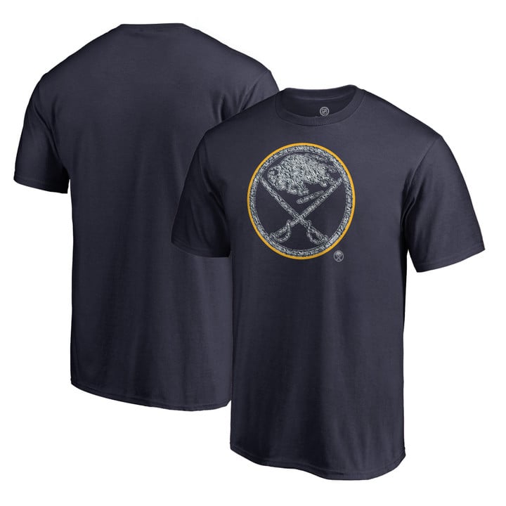 Men's Fanatics Branded Navy Buffalo Sabres Static Logo T-Shirt