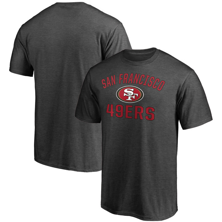 Men's Fanatics Branded Charcoal San Francisco 49ers Victory Arch T-Shirt