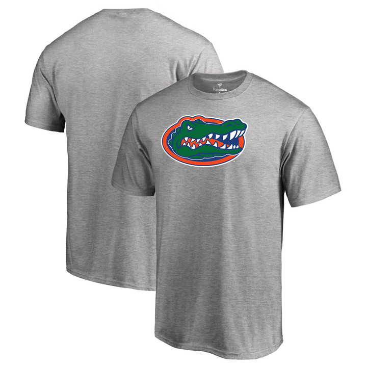 Men's Fanatics Branded Ash Florida Gators Primary Team Logo T-Shirt