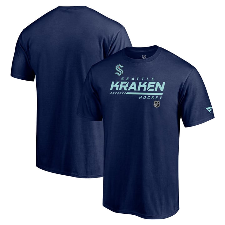 Men's Fanatics Branded Deep Sea Blue Seattle Kraken Authentic Pro Core Collection Prime T-Shirt