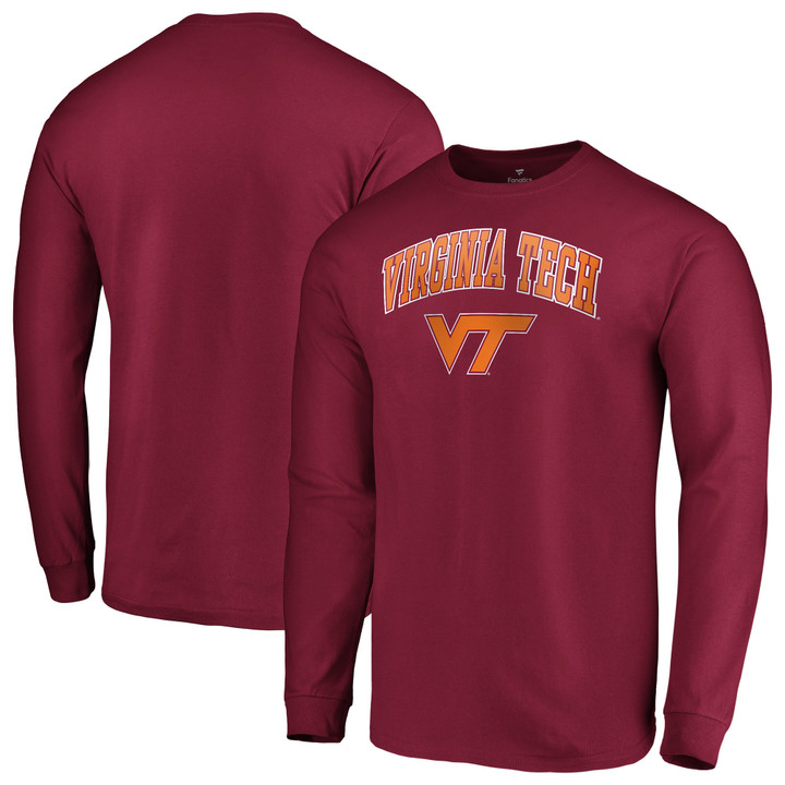 Men's Fanatics Branded Maroon Virginia Tech Hokies Campus Long Sleeve T-Shirt