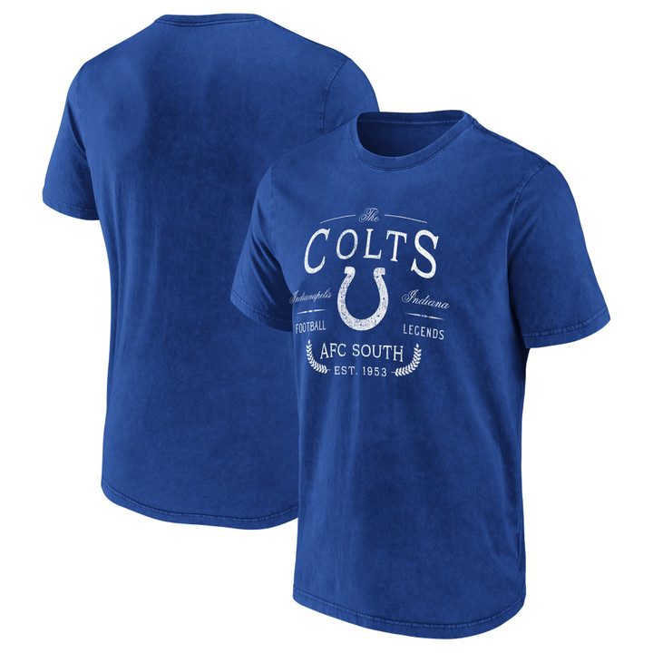 Men's NFL x Darius Rucker Collection by Fanatics Royal Indianapolis Colts T-Shirt