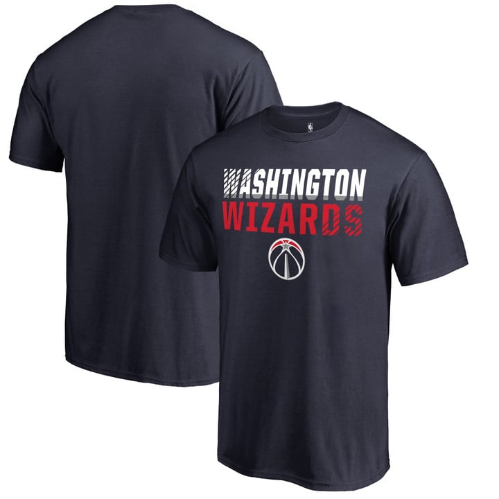 Men's Fanatics Branded Navy Washington Wizards Fade Out T-Shirt