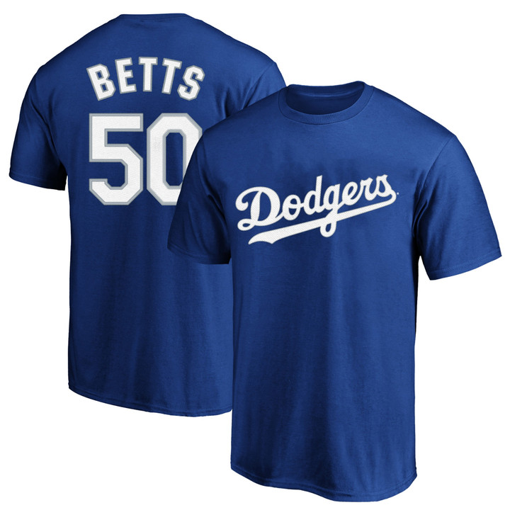 Men's Mookie Betts Royal Los Angeles Dodgers Big & Tall Name & Number T-Shirt