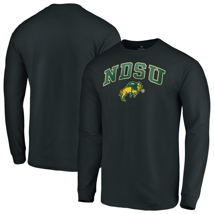 Men's Fanatics Branded Black NDSU Bison Campus Long Sleeve T-Shirt