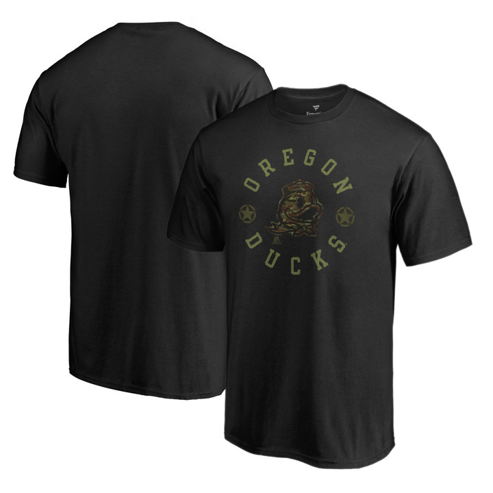 Men's Fanatics Branded Black Oregon Ducks Liberty T-Shirt