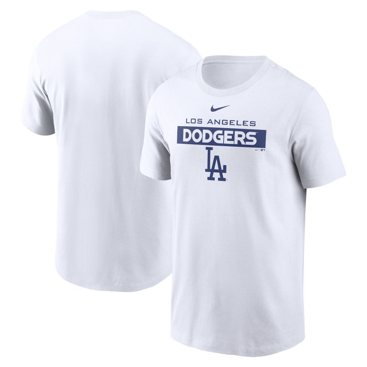 Men's Nike White Los Angeles Dodgers Team T-Shirt