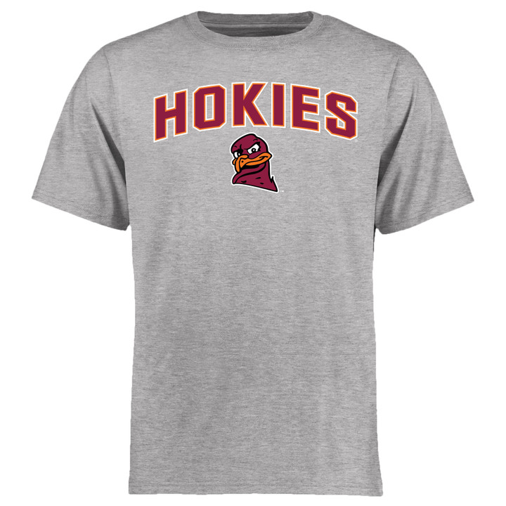 Men's Ash Virginia Tech Hokies Proud Mascot T-Shirt