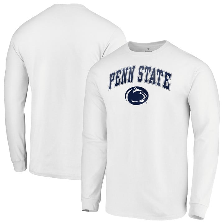 Men's Fanatics Branded White Penn State Nittany Lions Campus Long Sleeve T-Shirt