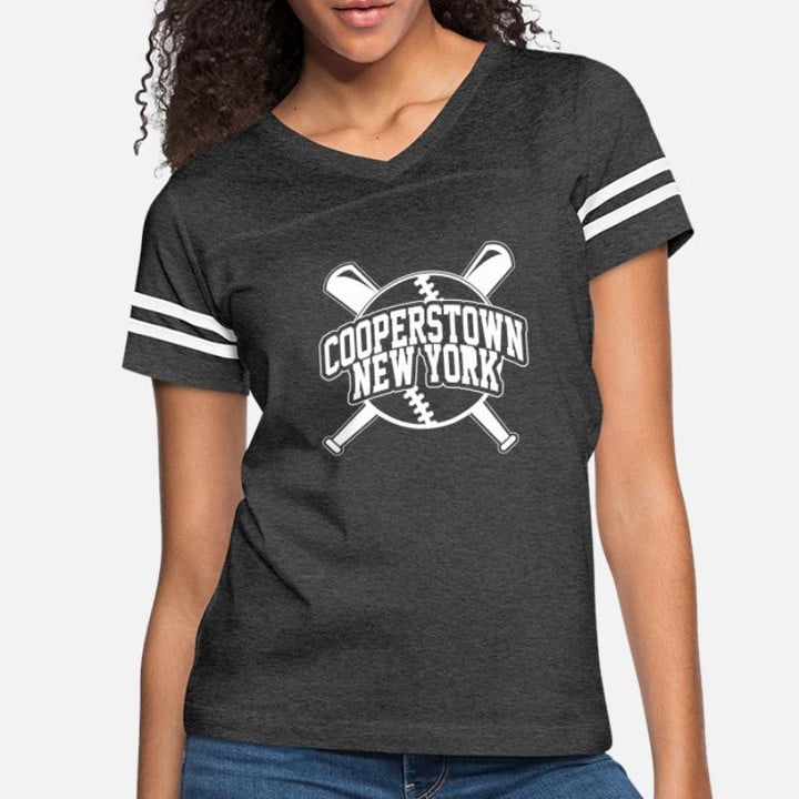 Women's Vintage Sport T-Shirt Cooperstown New York City