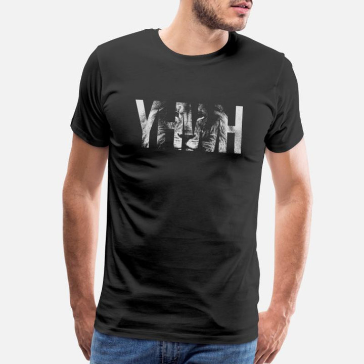 Men’s Premium T-Shirt YHWH (Yahweh) Lion