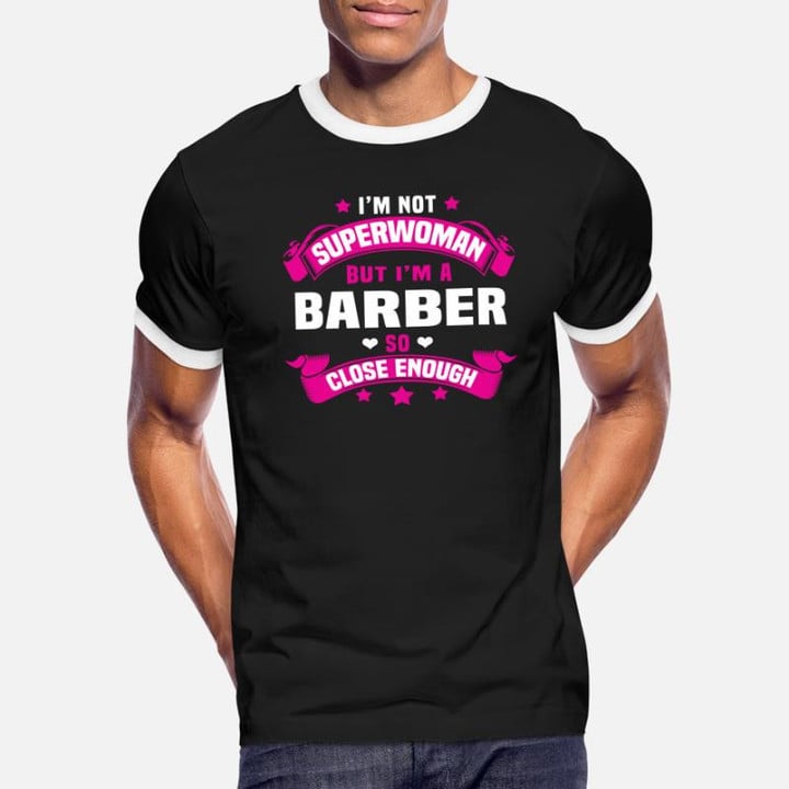 Men's Ringer T-Shirt Barber