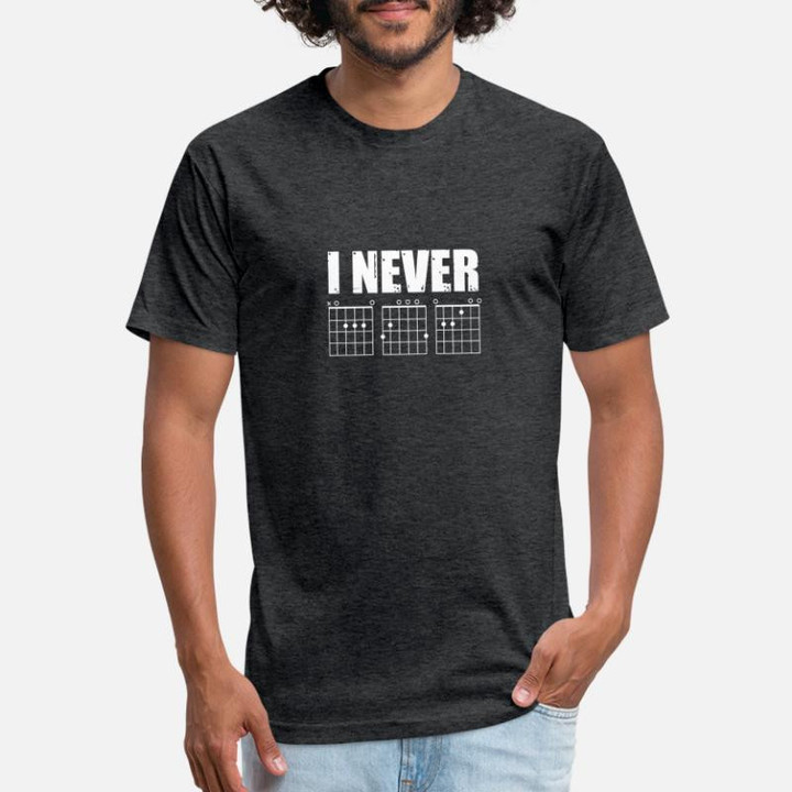 Unisex Poly Cotton T-Shirt I Never Age guitar chord