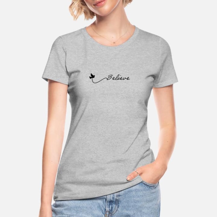 Women's 50/50 T-Shirt Believe