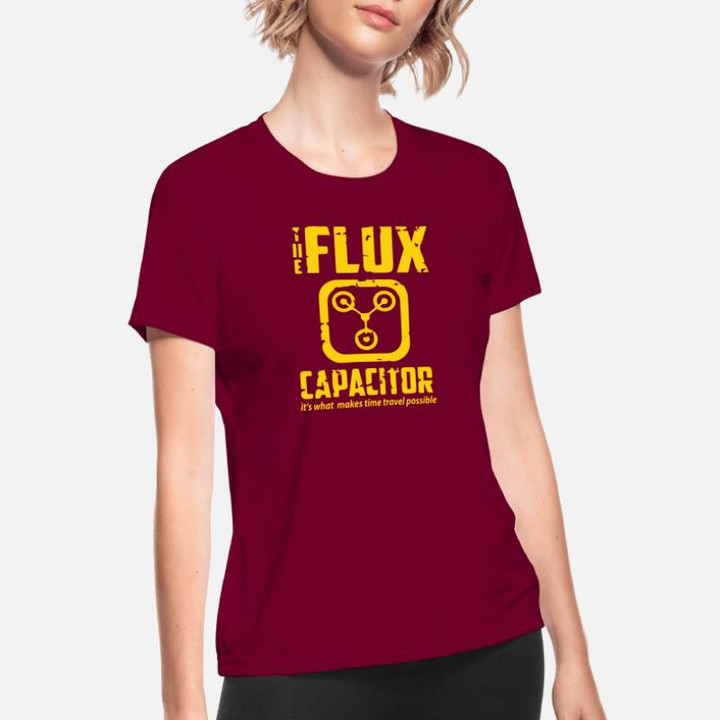 Women's Sport T-Shirt Back To The Future Inspired Flux Capacitor