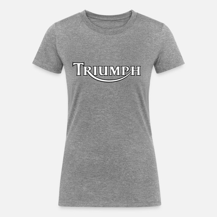 Women's Tri-Blend Organic T-Shirt Triumph Logo