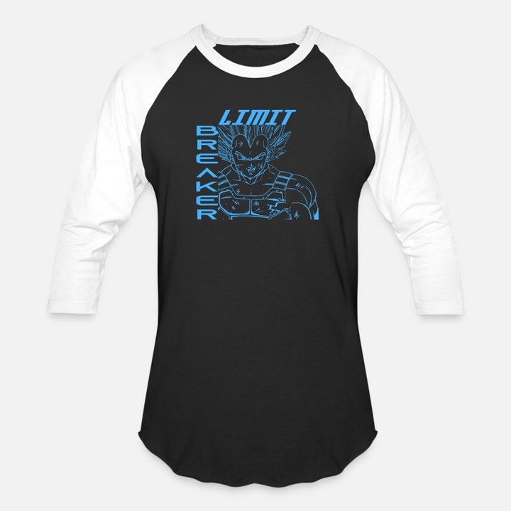 Unisex Baseball T-Shirt Vegeta The Limit Breaker