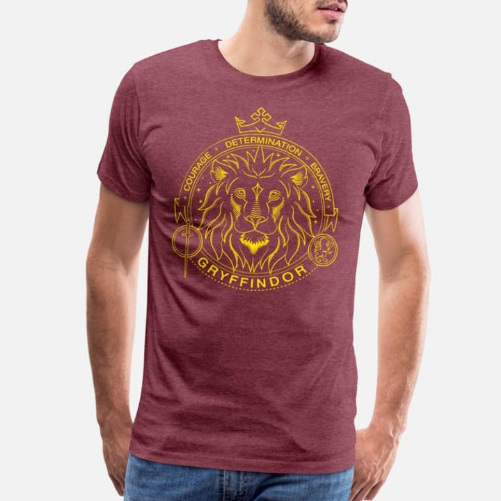 Men’s Premium T-Shirt Harry Potter Gryffindor Lion