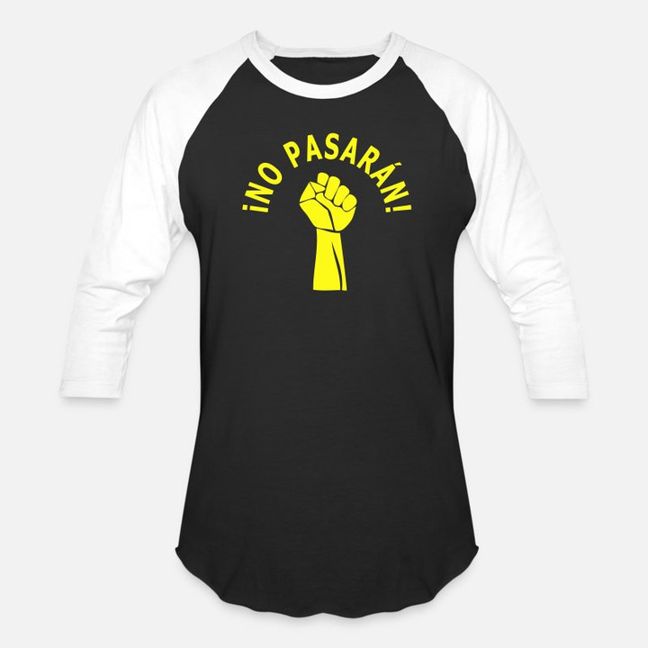 Unisex Baseball T-Shirt NO PASARAN