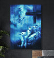 Jesus - Beautiful lion and lamb 2 Canvas