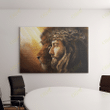 Jesus and the lion Canvas