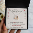 My Little Girl Love Dancing Necklace Gift Box With Message Card