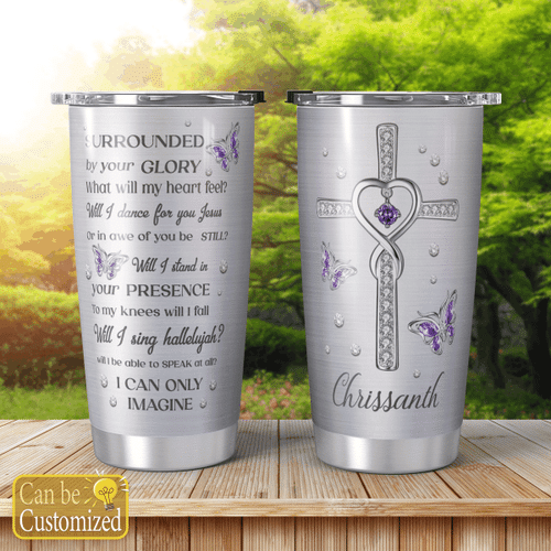 Jewelry Butterfly I Can Only Imagine Jesus God Christs Christians Tumblers Cups Bottles