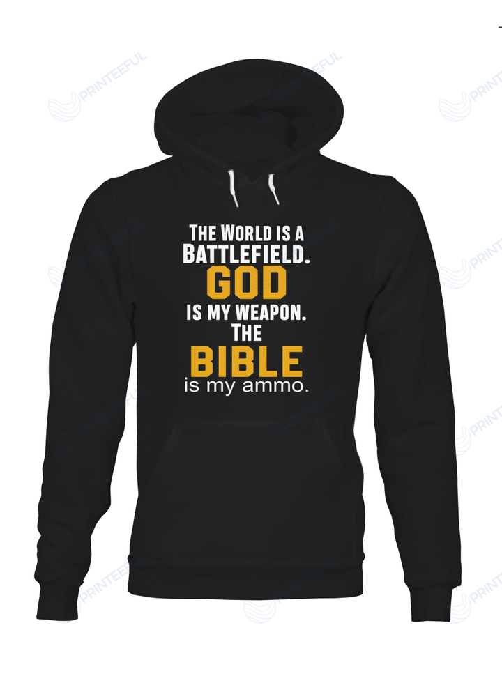 The World Is A Battlefield Jesus Christs Christians Shirts / Mugs / Totes / Hand Bags
