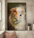Jesus - The lion and the lamb Canvas