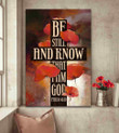 Jesus - Know that I am God Canvas