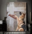 German Shepherd - Take his hand Canvas