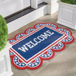 Love Our Country Custom Shaped Rug Doormat
