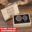 Personalized Wooden Couple Watches and Wooden Box Special Anniversary Gifts Husbands And Wives