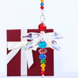 Hanging Dragonfly Pendant Chandelier Crystal Ball Prisms Rainbow Beads Chakra Suncatcher Home Windows
